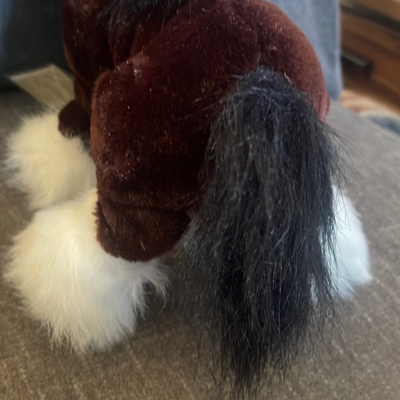 WEBKINZ Ganz Clydesdale Horse HM139 Hang/But tag no code stuffed animal plush - Picture 12 of 16